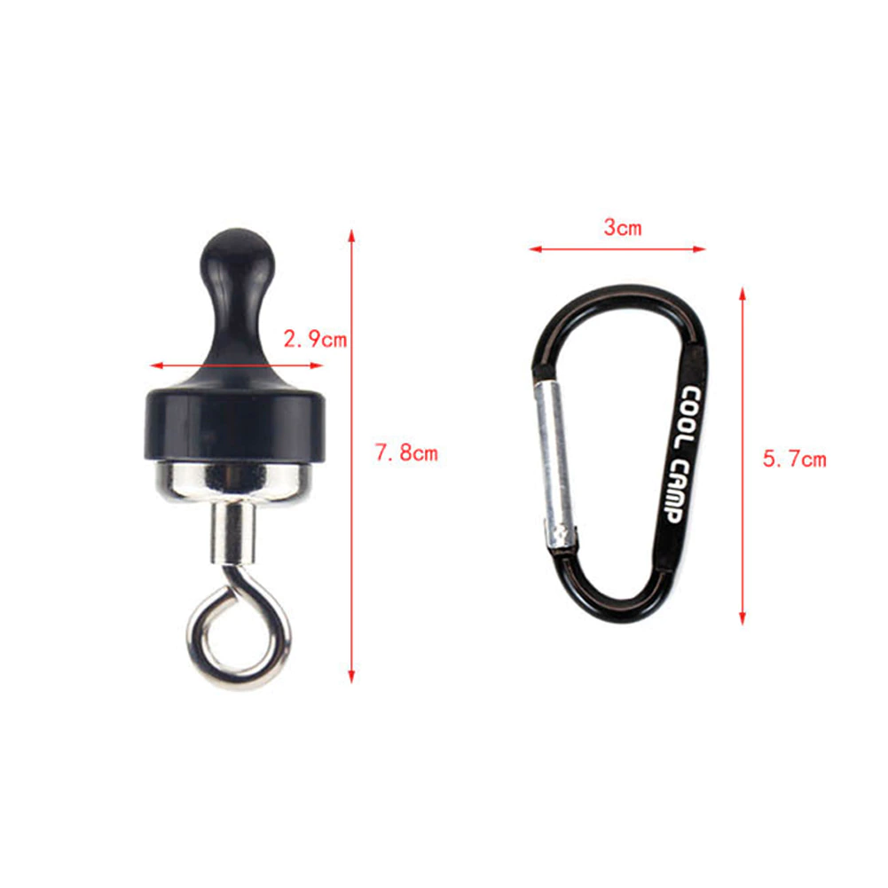 Cheap Goat Tents Camping Magnetic Hook Multifunctional Outdoor Carabiner Keychain Tent Canopy Carabiner Fishing Keychain Mountaineering Hook New   